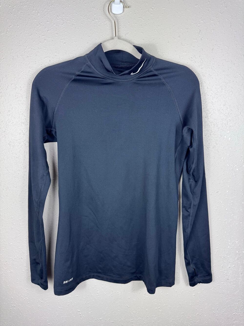 Nike Pro Combat Dri-Fit Long Sleeve Black Womens Size Large